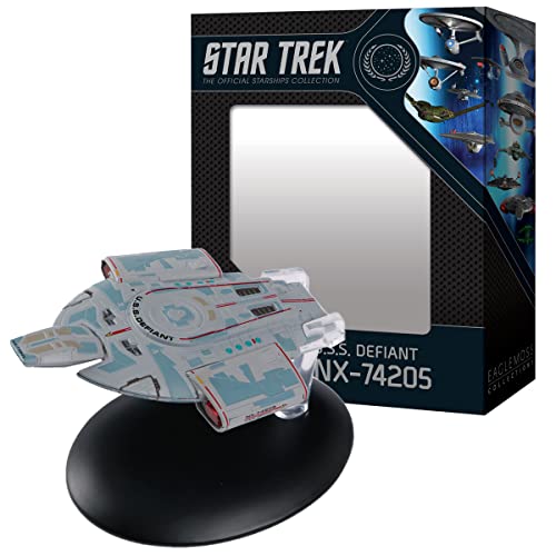 Star Trek U.S.S. Defiant NX-74205 Raumschiff (Box Display Edition) - Star Trek Official Starships Collection by Eaglemoss Collections Metall Modell