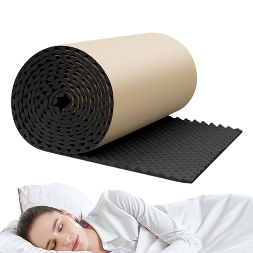 Dämmmatte Auto Schallschutzmatte Isolierung Matte Schaumstoff, Schallschutzmatte Selbstklebend, Schallschutzmatte Feuerfest, Dämmmatte Auto Motorhaube Selbstklebend, Feuchtigkeitsfest, 100x50x2cm