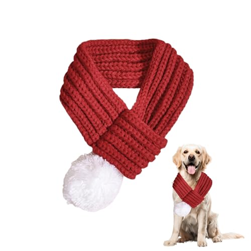 Weihnachten Hund,Hunde Weihnachtskostüm Schal Hundekostüm Kostüm Dog Haustier Weihnachts Christmas Costume Hundekleidung Rot Weihnachtskostüme Weihnachtsschal,für Weihnachtstage Haustier-Kleidung (M)