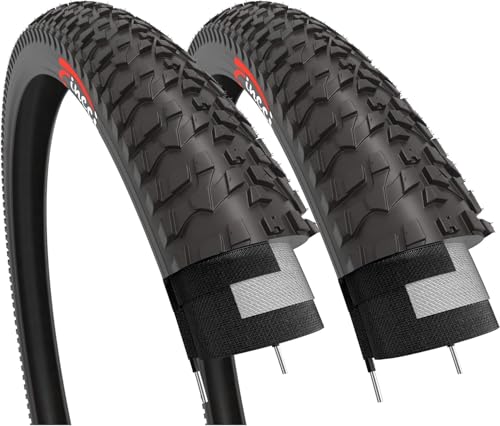 Fincci Fahrradreifen 20 Zoll - Paar BMX FaltReifen 20 x 1.95 Zoll, Fahrradmantel 20 für BMX Kinder Fahrrad, MTB Bicycle, Tourenrad Bike 53-406, 2er Pack Fahrrad Reifen komplett