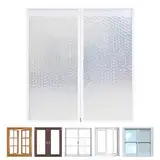 Ysvnlmjy Fensterisolierungsset für den Winter - Wetterfeste Fensterisolierfolie - 100 x 80 cm winterfeste Schrumpfabdeckung, um kalte Luft für Räume und Zuhause zu blockieren