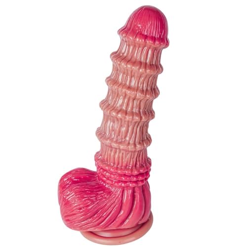 28 cm großer Monsterdildo aus natürlichem Silikon, speziell für Frauen entwickelt, EIN neues Prostata-Massageerlebnis, Super-Saugnapf-Befestigung(S)