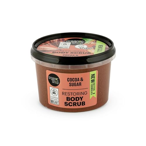 Organic Shop Body Scrub Natural Belgian Chocolate and Sugar 250 ml