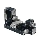 ZHRUI Mini-Drehmaschine aus Metall, 36 W, 20.000 U/min, didaktische Mini-Drehmaschine für Hobbyisten, Holzbearbeitung, Handwerk