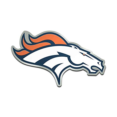 Denver WinCraft NFL Broncos Acryl Metallic 3D Auto Emblem Aufkleber in 8 x 8 cm