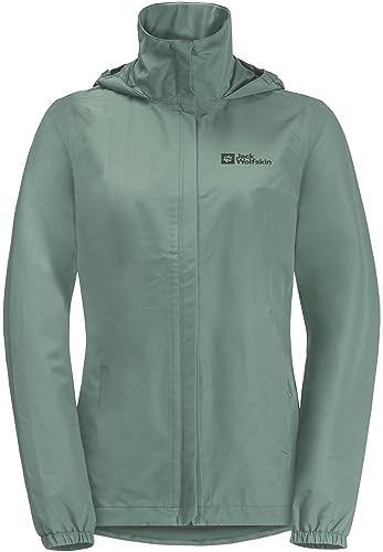 Jack Wolfskin Damen Stormy Point 2L Jacke, Picnic Green, XXL