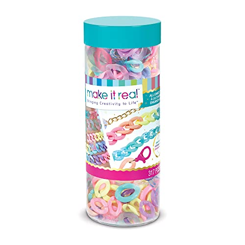 Make it Real 2901707 DIY Panzerketten Schmuckdesign Set, Bastelset für Kinder, Schmuck selber Machen, Multicolor