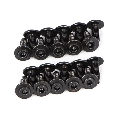 SZYNBQ Motorradschrauben Kompatibel Mit Ducati Für Panigale 848 1098 1198 899 959 1199 1299 V2 V4 Für Streetfighter Für Supersport 950 Motorradmotuer Verkleidungsschrauben(20pcs)