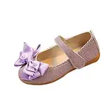 Generisch Leichte Boots Damen Schuhe Mädchen Prinzessin Single Bowknot Baby Schuhe Baby Schuhe 21 (Purple, 26)