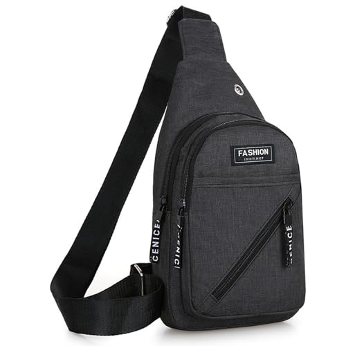 BDSHUNBF Gym Shoulder Bags: Sling Bag Damen Klein, Sling Rucksack Damen, Eingurt Rucksack - Sport-Schultertaschen für Herren und Damen, Brusttasche Herren Damen - Ideal für Reisen, Sport und Freizeit