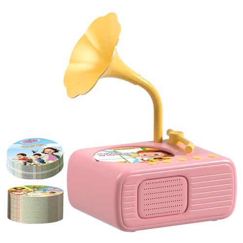 Toddler Gramophone Toy | Kids Phonograph Record | Musical Storytelling Toy | Children's Music Toy | Interactive Phonograph Interactive Learning PP for Girls, Boys, Kids Aged 3-12 Years Old