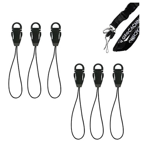 geo-versand 6X Connector Lanyard Schlüsselband Verbinder Clip Verschluss GPS Geocaching