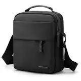 Vpoofree Umhängetasche Herren,Schultertasche Herren,Herren Tasche Umhängen,Herrentasche zum Umhängen,Shoulder Bag Men Wasserdichte Crossbag Brusttasche Handytasche für Tägliches Leben Reise(Schwarz)