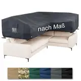 Epic Tube L-Form Abdeckung nach Maß, für Ecksofas, Rattansofas, Lounge, Outdoor Gartensofa, Qualität: Oxford 600D, wasserdicht mit versiegelten Nähten, Robustes Zubehör - Made in EU