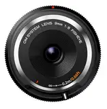 OM SYSTEM Body Cap Objektiv 9mm 1:8.0 Fisheye, geeignet für alle MFT-Kameras Olympus, Panasonic, schwarz