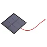 Fdit 0.7W 1.5V Mini Portable Solar Panel DIY Leistungsmodul Ladegerät für 1,2 V Batterie mit Draht 70 * 70 MM