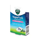 WICK Vapo Pads Rosmarin und Lavendel, mit ätherischen Ölen, Passen zu unseren Luftbefeuchtern, Inhalatoren und Diffusoren, Bei Erkältung und Schnupfen, Setzen lindernde Dämpfe frei, Weiß, 7er-Pack