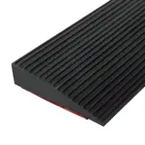 90x8cm Übergangsprofil, Überstreifen für Türschwellen, Übergangsprofil Selbstklebend, Innenschräge über Höhe:1-3cm für Böden (1, Schwarz, 90 * 8 * 2,5cm)
