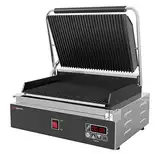 GGM Gastro | DKGJ322 | Kontaktgrill - 2,2 kW - Digital - oben & unten Gerillt - Grillfläche: 350x240mm