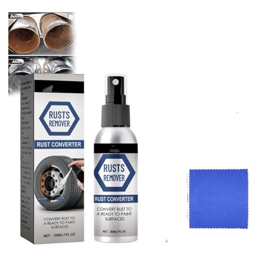 Gfouk Ironfree Rostumwandler Spray, Rostentferner Spray für Metall, Auto Rost entfernen Multifunktions Metallschutzspray - Umwandlung in stabile Schutzschicht (1PC)