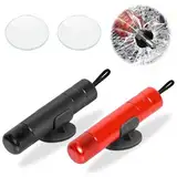 2er Set Auto Sicherheitshammer Notfallhammer Auto Mit Gurtschneider, Car Emergency Escape Tool, Kompakter Tragbarer Sicherheitsgurtschneider, Notfall-Hammerdex, Glasbrecher Auto Essentials