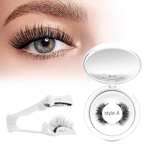 Higu clace Magnetische Wimpern,Magnet Wimpern Ohne Eyeliner,Magnetische Wimpern mit Applikator,Wimpern Magnetisch Natürlicher Look,Kein Kleber erforderlich Wimpern Magnetic(SET-A)