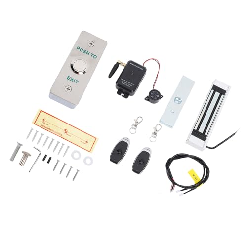 WiFi -Tür -Zugangssystem Drahtloser Fernbedienerempfänger mit Summer 180 Kg 350lb Elektromagnetisches Lock -Kit für Home Office Security Abs Plastik Edelstahl Aluminiumlegierung