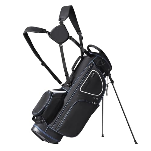 VEVOR Golf-Cart-Tasche mit 14-Wege-Organizer-Unterteilung Oben, 35 Zoll, 11 Taschen, Premium-Cart-Tasche mit Ständer, langlebige Golftaschen