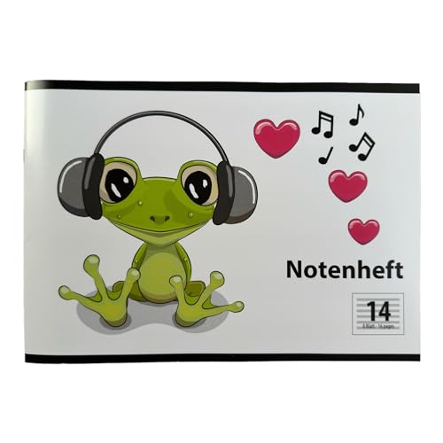 Adina Notenheft (A5 quer) 8 Blatt