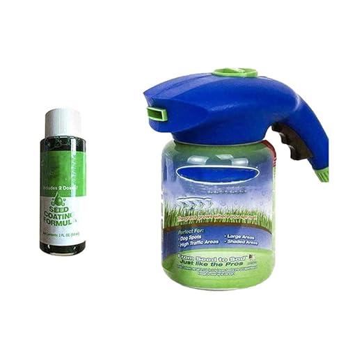 Household Seeding Liquid Lawn Spray,2025 New Hot Liquid Seeding Grass Lawn Green Spray,Garden Grass Seed Sprayer System Combination Tools,Household Seeding System Liquid Spray