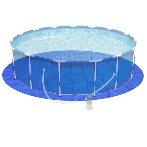 zwxqe Pool Liner Pad | Runde Pool Bodenplane | Dicke Pool Liner Matte Heavy Duty Pool Liner Schwimmbecken Unterlage Pool Bodenschutz Pool Liner Schutzmatte Pool Plane für Boden