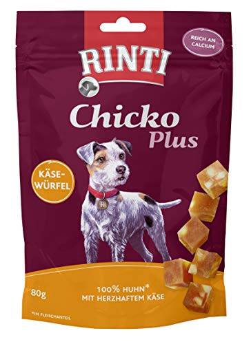 RINTI Chicko Plus Käsewürfel mit Huhn 12x80g