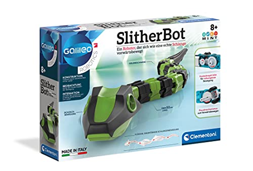 Clementoni 59212 Galileo Robotics – SlitherBot, Wissenschaft & Roboter Spielzeug, mechanisches Spielen in Form einer Schlange, Robotik Set für Kinder ab 8 Jahren, ‎27.6 x 6 x 18.8 cm