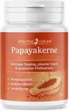 Papaya Kerne getrocknet - 50 g - Enthält das Enzym Papain - Getrocknete Papaya Samen in Rohkostqualität - Papaya-Pfeffer ohne Zusatzstoffe - Würziges Topping