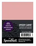 Speedball Block 7,6 x 10,2 cm Speedy-Carve, Gummi, Rose, 1 Count (Pack of 1)