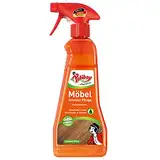 POLIBOY Möbel Intensiv Pflege - Pflegemittel für lackiertes Holz - Schützende und auffrischende Holzpflege - Farbneutral - 1x 375ml Sprühmatic - Made in Germany