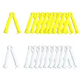 CANGCANG 20PCS Einweg Nabelschnur Clip Wiederverwendbare Umbilical Cord Clamps Einweg-Plastikschwein für Welpen Haustier Ferkel Ziege Kleintier Kätzchen Welpen Lamm Ferkel Lieferung