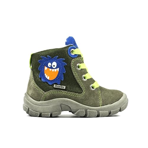 Richter Kinderschuhe Charly2 Schneestiefel, Clay/Lagoon/Lime, 27 EU