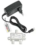 maxx.onLine Netzteil 18V 1.6A mit F-Stecker & Power Inserter, Universalnetzteil DC für Sat- & unicable Multischalter Aller Art, LNB Stromversorgung