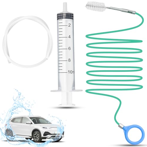 XIANGLONGY Flexible Abflussbürste Lang 300cm, Multifunktionale Auto Schiebedach Reinigungsbürste Abfluss, Abflussreiniger Werkzeug für Auto Schiebedach Kofferraum Öltank Radwischer Abflussloch