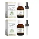 2 Stück Cyperus Rotundus Öl, 60ml Natürliches Cyperus Öl zur Haarentfernung, Bio Zypressenöl Haarwuchsmittel mit Tropfer, Cyperus Rotundus Öl zur Reduzierung des Körperhaarwachstums