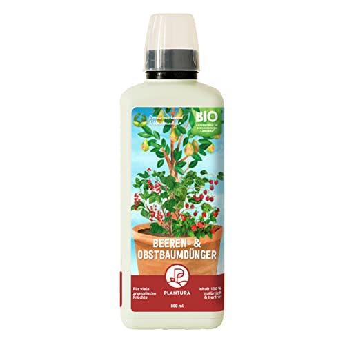 Plantura Bio-Beeren- & Obstbaumdünger, organischer Flüssigdünger, 800 ml