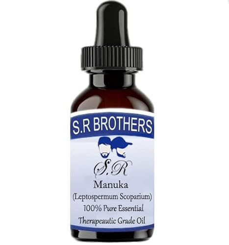 S.R.Brothers Manuka (Leptospermum Scoparium) 100% Pure Therapeutic Essential Oil (100ml)