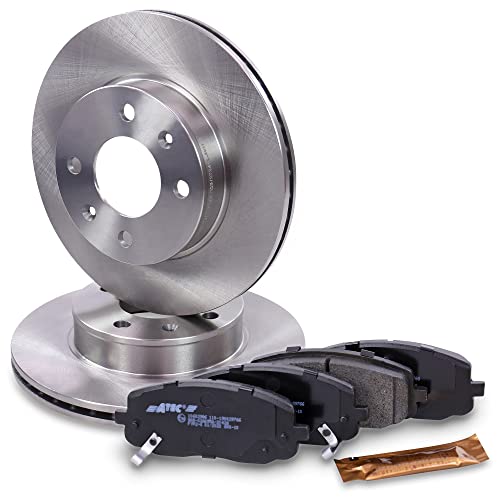 ATEC Germany Bremsenset Vorderachse inkl. Bremsscheiben Ø 241 mm Belüftet + Bremsbeläge Vorne Kompatibel mit HYUNDAI i10 I (PA), KIA PICANTO I (SA)