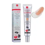 Color Correcting CC Cream, Skin Tint mit Centella Asiatica, Korean Make Up Fondation mit SPF 25, Full Coverage Concealer CC Creme für Alle Hauttypen, Verbessert den Teint & die Hydratation