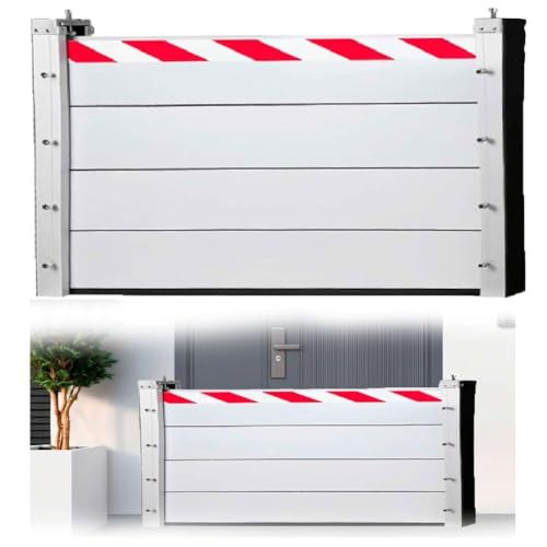 Starkes Hochwasser Schutzschild Hochwasserschutzwand Schnelldeployierbares Hochwasser Schutzschild-Set Überschwemmung Schutzmauer(160 * 40cm)