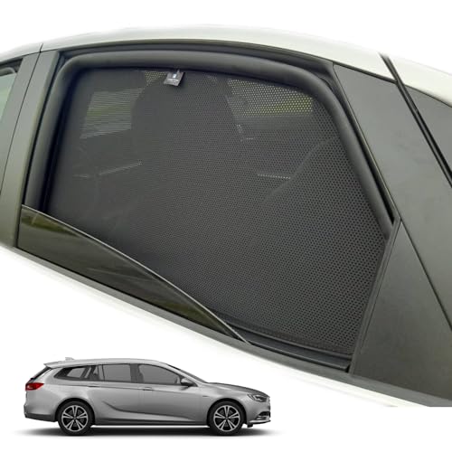 XTRM-CAR Sonnenschutz Blenden für Opel Insignia B Kombi 2017-2022 ideal angepasst, UV-Schutz, Hitzereduktion (Komplettes Set)