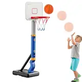 Verstellbarer Basketballkorb, Basketballtor - Verstellbarer tragbarer Basketballkorb für den Außenbereich - Tragbarer Basketballkorb für den Außenbereich, Basketballkorb-Tor für Kinder/Tees/Erwachsene