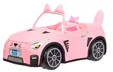 Na! Na! Na! SurpriseSoft Plüsch-Cabriolet - rosa Puppenfahrzeug im Katzen Design - passend für alle Na! Na! Na! SurprisePuppen - ab 3 Jahren - -Auto für Mädchen