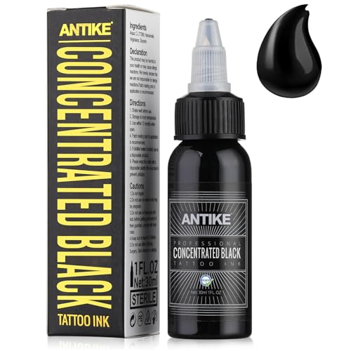 Tattoo Farbe Schwarz 1oz (30 ml) Professionelle Tattoo Farbe Concentrated Black,Tattoo Ink Zubehör Für Tätowierer TI5003-30-030
